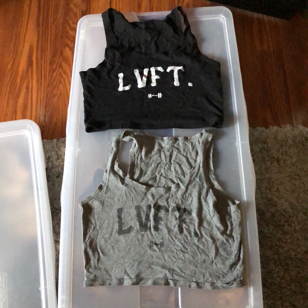 LIVE FIT crop top tanks
